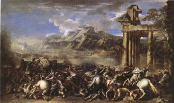 Salvator Rosa A Herois Battle (mk05) china oil painting image